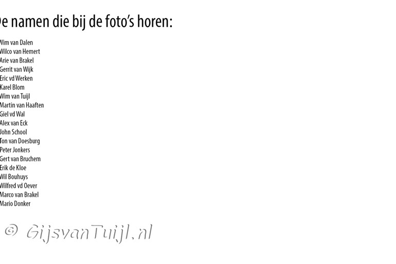 21 de namen van de kampioenspelers